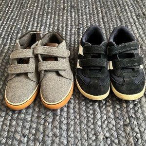 Boys Cat & Jack Shoes In Gray And Navy Size 12